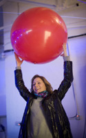 Sarah Mower Larks Around With On|Off Team After Louise Gray Show